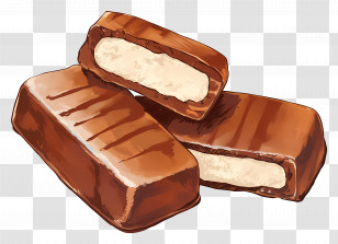 Chocolate Bars - Chocolate Bars With Cream Filling Transparent PNG