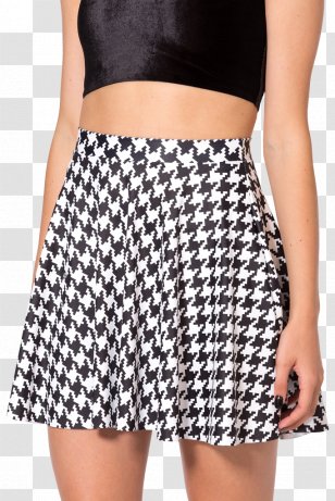 Miniskirt T-shirt Clothing Houndstooth - Flower Transparent PNG
