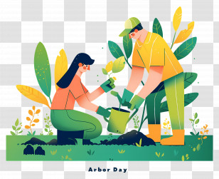 Arbor Day - Arbor Day Tree Planting Transparent PNG