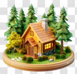 Little House - Small Cute Doodle House Transparent PNG