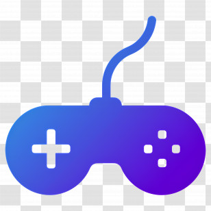 Game Controller - Purple Gradient Game Controller Icon Transparent PNG