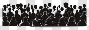 World Population Day - Silhouette Of A Crowd Transparent PNG