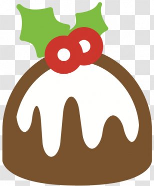 Christmas Pudding Cake Clip Art - Imessage Transparent PNG