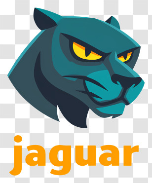 Jaguar Logo - Jaguar Head Logo Mascot Transparent PNG