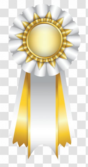 Ribbon Rosette Medal Award Clip Art - Birthday Transparent PNG