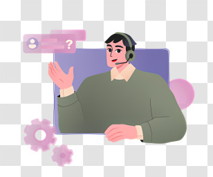 Call Center - Customer Support Representative Transparent PNG