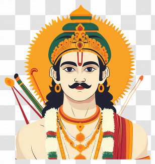 Lord Rama - Traditional Hindu Deity Transparent PNG