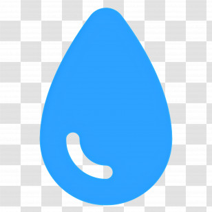 Water Drop - Blue Water Droplet Illustration Transparent PNG