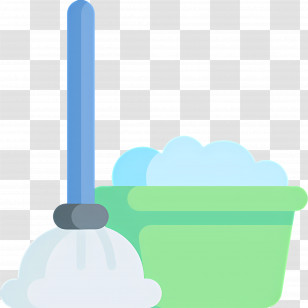 Cleaning Mop - Cleaning Supplies With Mop And Bucket Transparent PNG