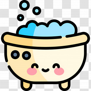 Soap Bubbles - Cute Bathtub With Bubbles Transparent PNG