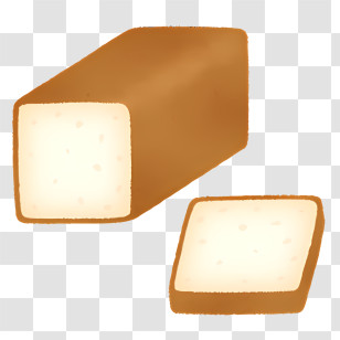 Bread - Whole And Sliced Loaf Of Bread Transparent PNG