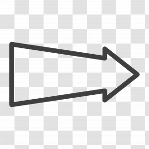 Arrow Symbol - Bold Black Arrow Symbol Illustration Transparent PNG