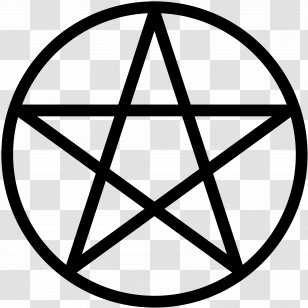 Pentacle Pentagram Wicca Paganism Witchcraft - Area - Death Star Transparent PNG
