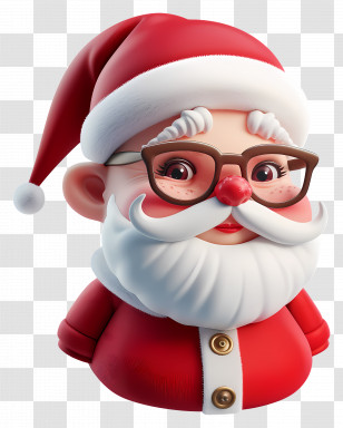 Mrs Claus - Cartoon Santa Claus Character For Christmas Transparent PNG