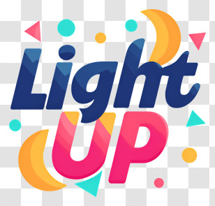 Light Up - Light Up Playful Logo (Blue) Transparent PNG