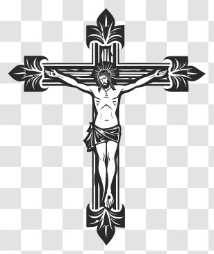 Orthodox Good Friday - Crucifix With Jesus Transparent PNG