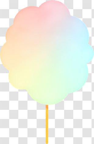 Food Elements - Colorful Cotton Candy Transparent PNG