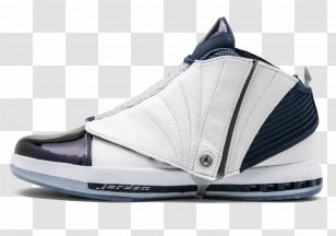 Nike Air Jordan 16 Retro Sports Shoes Navy Blue - Sneakers - New Kd 2016 Transparent PNG