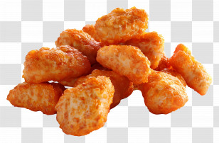 Spicy Chicken Nuggets - Crispy Chicken Nuggets Transparent PNG
