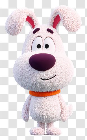 Dog Mascot - Adorable Cartoon Dog With Fluffy Ears Transparent PNG
