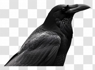 Raven - Black Raven Transparent PNG