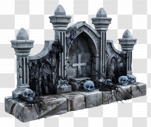Grave - Spooky Gravestone Decoration Transparent PNG