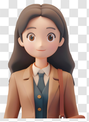 Business Woman - Woman In Suit With Bag Transparent PNG