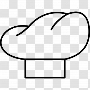 Chef Hat - Chef Hat Icon For Culinary Professionals Transparent PNG