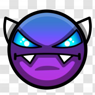 Geometry Dash Beak Clip Art - Engine - Demon Face Transparent Png