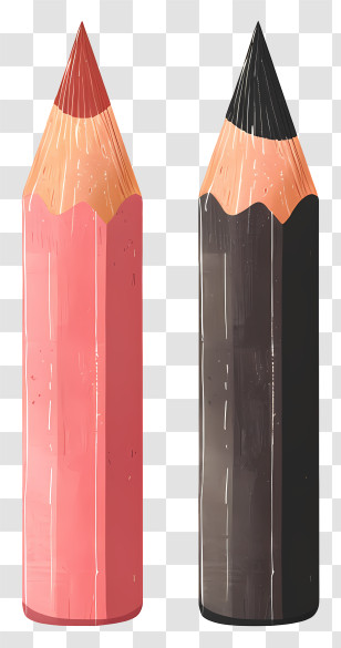 Pencil - Colorful Artistic Sharp Pencils In Design Transparent PNG
