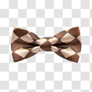 Bow Tie Day - Checkered Bow Tie Transparent PNG