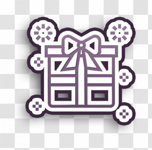 Black Friday Icon Gift Icon Transparent PNG