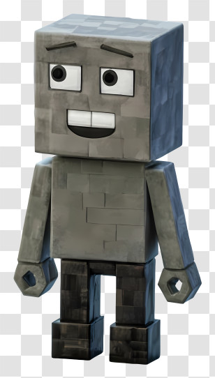 Cartoon Character - Blocky Cartoon Character Transparent PNG
