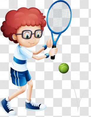 Tennis Play Child Clip Art - Sports - Boys Transparent PNG
