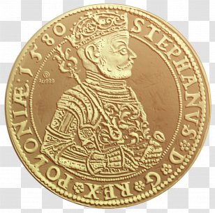 Gold Coin Grand Duchy Of Lithuania Ducat - Advers Transparent PNG