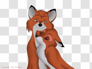 Red Fox Cartoon Clip Art - Mother - Cute Transparent PNG