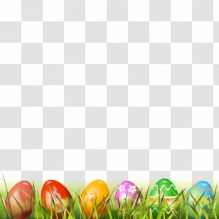 Easter Egg Background - Grass - Meadow Holiday Transparent PNG