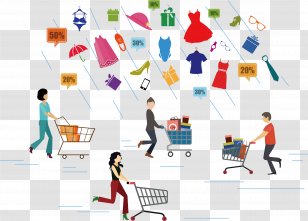 Shopping Icon - Black Friday - Crazy Festival Transparent PNG