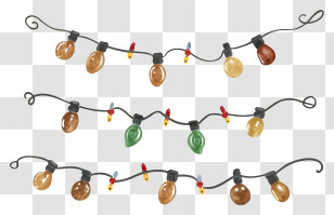 String Lights - Festive String Lights Transparent PNG