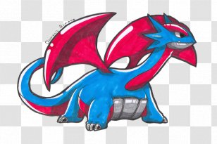Dragon Salamence Illustration Video Games Fan Art - Mythical Creature Transparent PNG