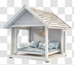 Summer Shelter - Cozy Outdoor Gazebo Transparent PNG