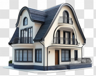 Residential House - Modern Architectural House Transparent PNG