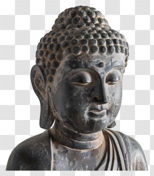 Buddha - Peaceful Buddha Statue Transparent PNG