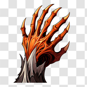 Halloween Claw - Sharp Clawed Hand Transparent PNG