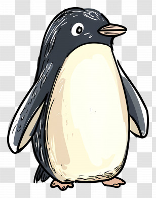 Penguin - Cute Cartoon Penguin Transparent PNG