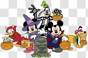 Mickey Mouse Minnie Window Clip Art - Fictional Character - Disney Halloween Transparent PNG