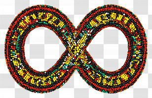 Infinity Symbol - Beaded Infinity Symbol Transparent PNG