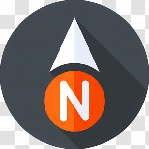 North Arrow - Compass With North Direction Transparent PNG