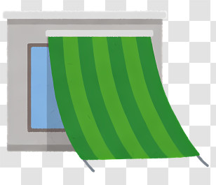 Icon - Green Awning For Window Shade Transparent PNG