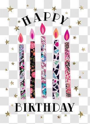 Birthday Cake Happy To You Wish Greeting Card - Candles Transparent PNG